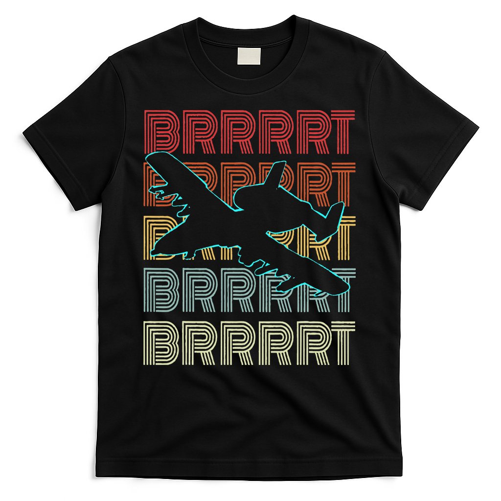 BRRRRT A-10 Warthog Vintage Retro Style T-Shirt