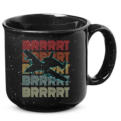 BRRRRT A-10 Warthog Vintage Retro Style 15oz Campfire Ceramic Mug