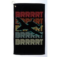 BRRRRT A-10 Warthog Vintage Retro Style Golf Towel