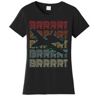 BRRRRT A-10 Warthog Vintage Retro Style Women's T-Shirt