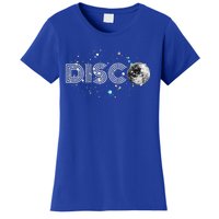 Black And White Disco Ball Club Retro Women's T-Shirt