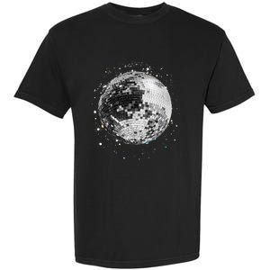 Black And White Disco Ball Club Retro Garment-Dyed Heavyweight T-Shirt