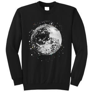 Black And White Disco Ball Club Retro Sweatshirt