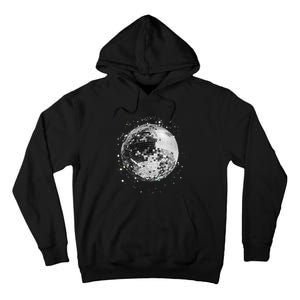 Black And White Disco Ball Club Retro Tall Hoodie