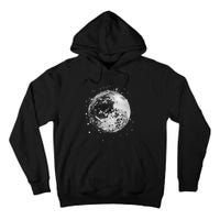 Black And White Disco Ball Club Retro Tall Hoodie