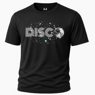 Black And White Disco Ball Club Retro Performance Shirt