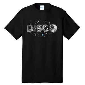 Black And White Disco Ball Club Retro Tall T-Shirt