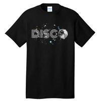 Black And White Disco Ball Club Retro Tall T-Shirt