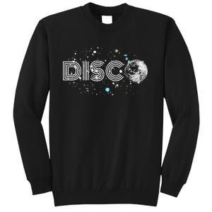 Black And White Disco Ball Club Retro Tall Sweatshirt