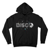 Black And White Disco Ball Club Retro Tall Hoodie