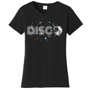 Black And White Disco Ball Club Retro Women's T-Shirt