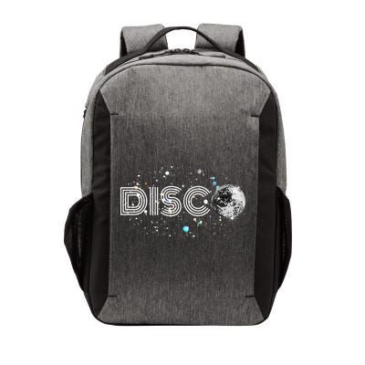 Black And White Disco Ball Club Retro Vector Backpack