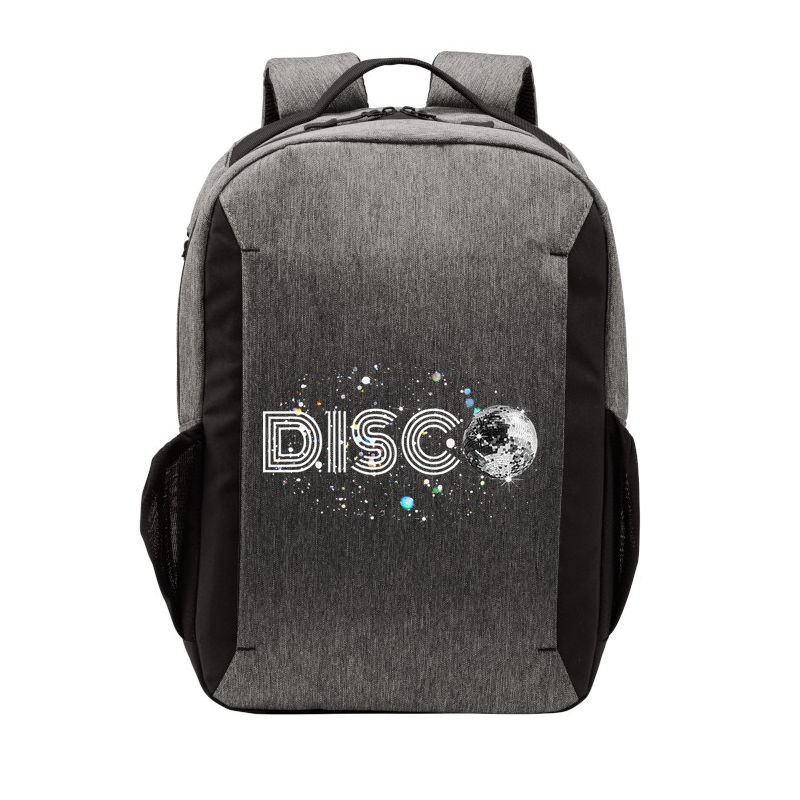 Black And White Disco Ball Club Retro Vector Backpack