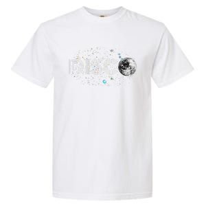 Black And White Disco Ball Club Retro Garment-Dyed Heavyweight T-Shirt