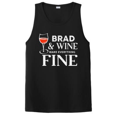 BRAD And Wine Make Everything Fine Name BRADS PosiCharge Competitor Tank