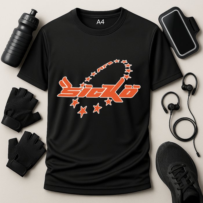 Bornfrompain Afb X Sicko Stars Cooling Performance Crew T-Shirt