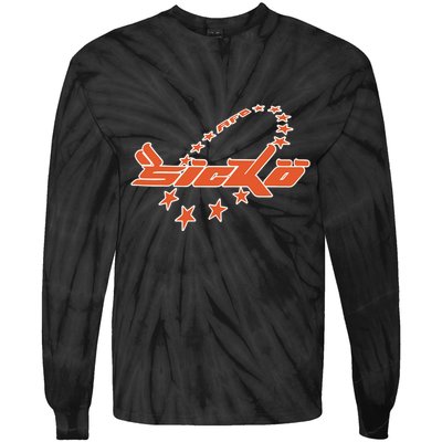 Bornfrompain Afb X Sicko Stars Tie-Dye Long Sleeve Shirt