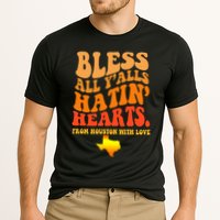 Bless All Yalls Hatin Hearts From Houston With Love Funny Cooling Performance Crew T-Shirt