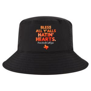 Bless All Y'alls Hatin' Hearts Houston With Love Cool Comfort Performance Bucket Hat