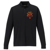 Bless All Y'alls Hatin' Hearts Performance Long Sleeve Polo