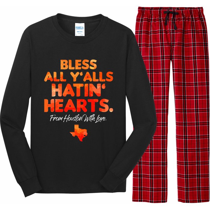 Bless All Y'alls Hatin' Hearts Long Sleeve Pajama Set