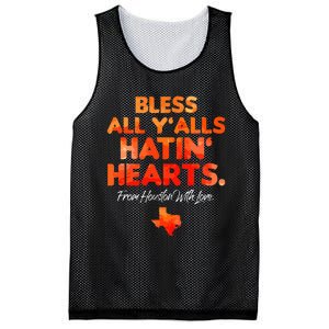 Bless All Y'alls Hatin' Hearts Mesh Reversible Basketball Jersey Tank