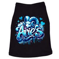 Blue Aries Zodiac Star Sign Doggie Tank