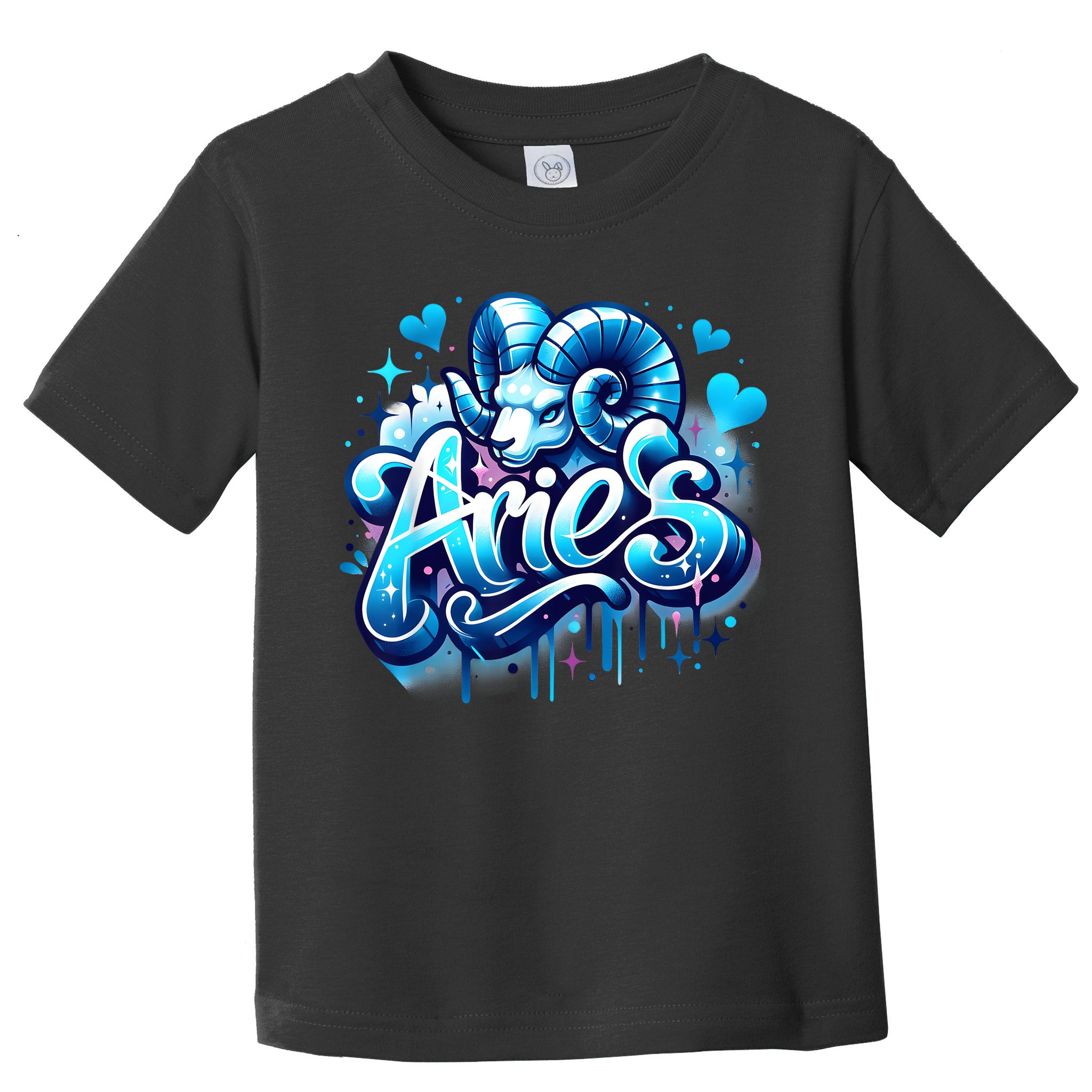 Blue Aries Zodiac Star Sign Toddler T-Shirt
