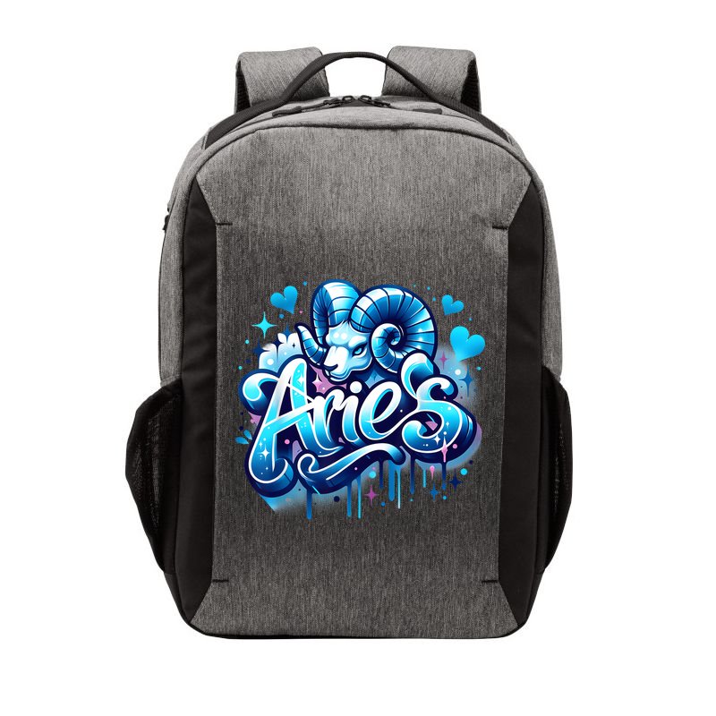 Blue Aries Zodiac Star Sign Vector Backpack