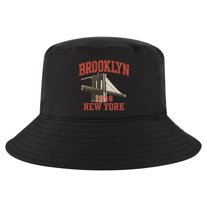 Brooklyn Bridge 1996 New York Cool Comfort Performance Bucket Hat