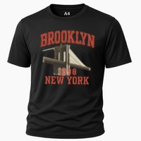 Brooklyn Bridge 1996 New York Cooling Performance Crew T-Shirt