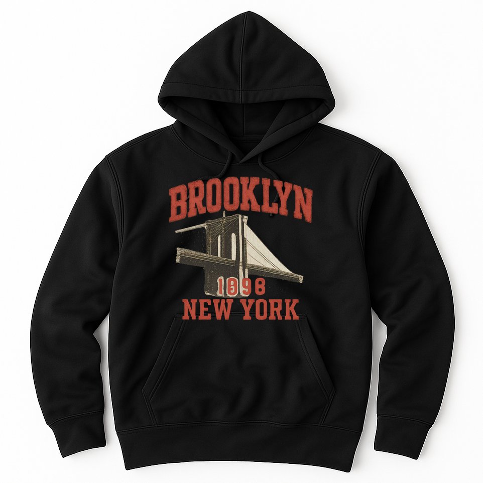 Brooklyn Bridge 1996 New York Hoodie