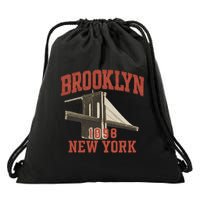 Brooklyn Bridge 1996 New York Drawstring Bag