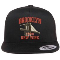 Brooklyn Bridge 1996 New York Flat Bill Trucker Hat
