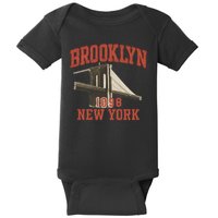 Brooklyn Bridge 1996 New York Baby Bodysuit