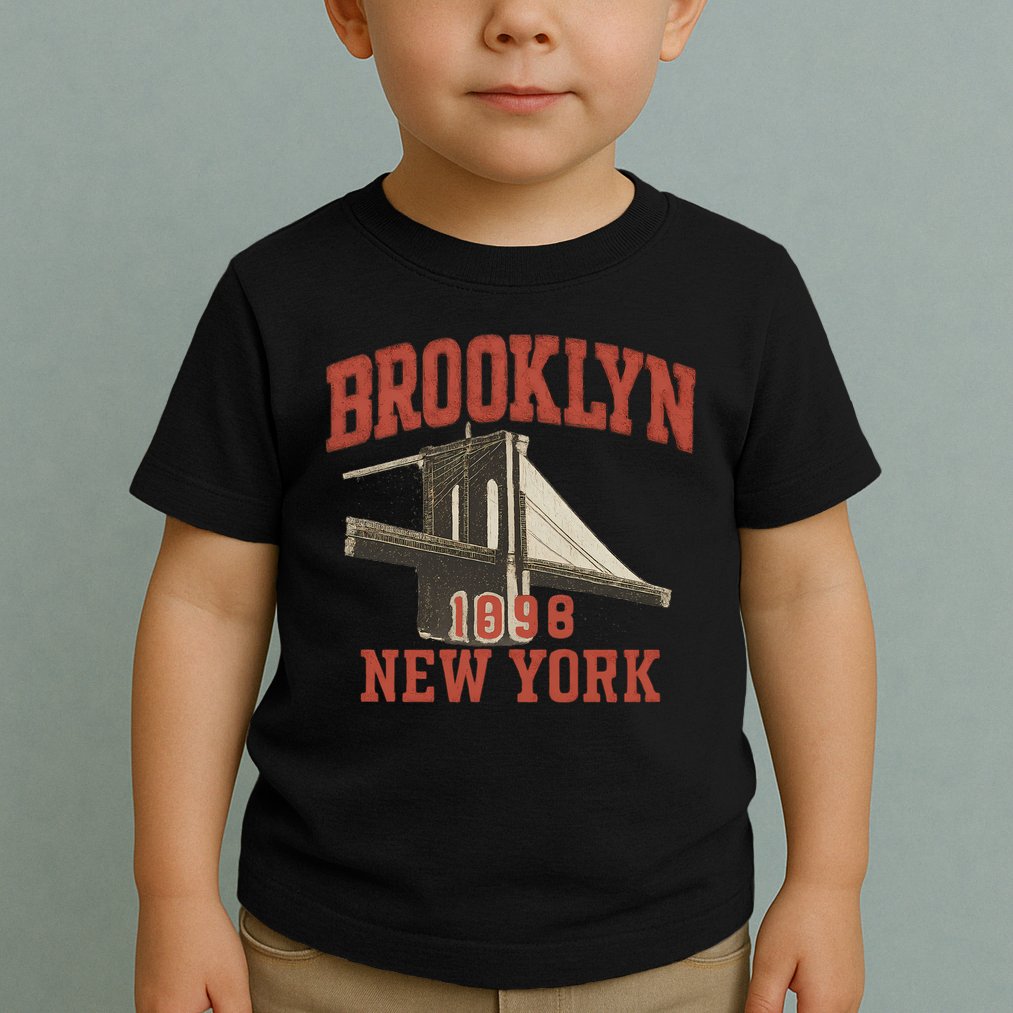 Brooklyn Bridge 1996 New York Toddler T-Shirt