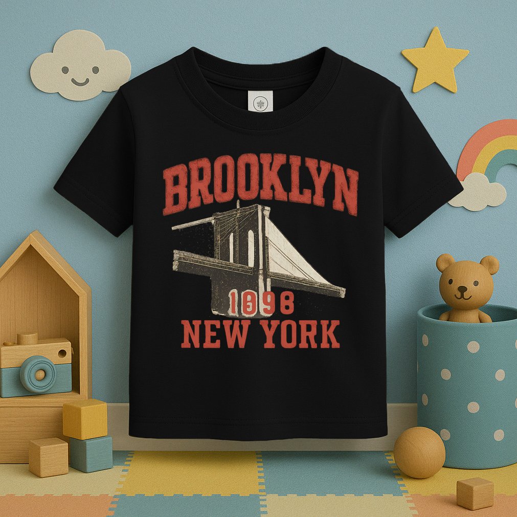Brooklyn Bridge 1996 New York Toddler T-Shirt