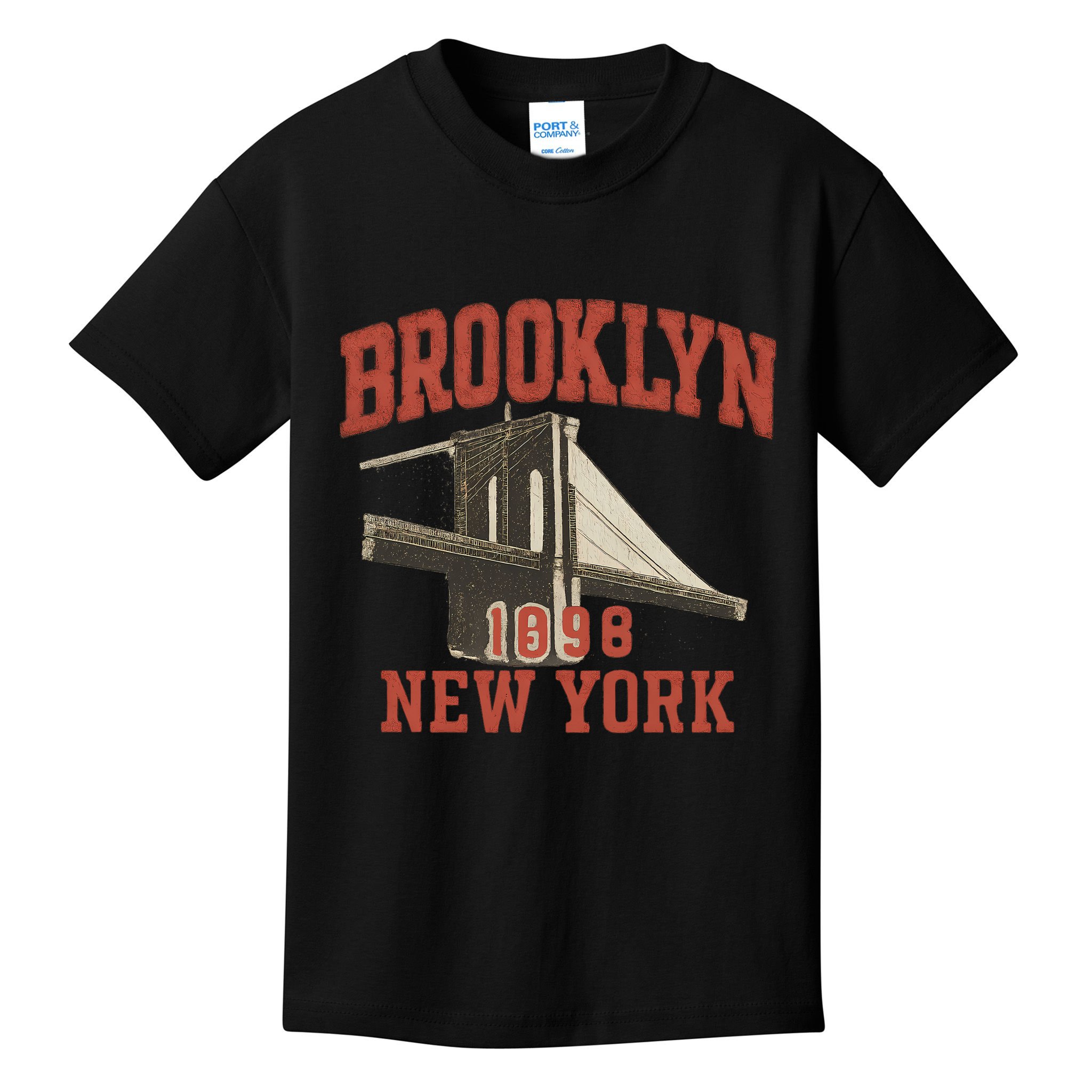 Brooklyn Bridge 1996 New York Kids T-Shirt