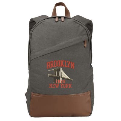 Brooklyn Bridge 1996 New York Cotton Canvas Backpack