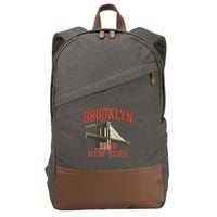 Brooklyn Bridge 1996 New York Cotton Canvas Backpack