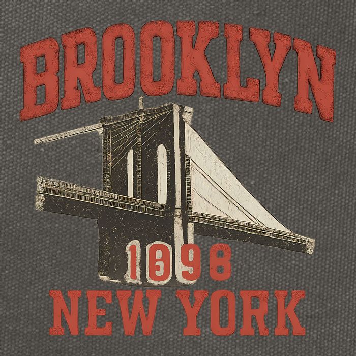Brooklyn Bridge 1996 New York Cotton Canvas Backpack