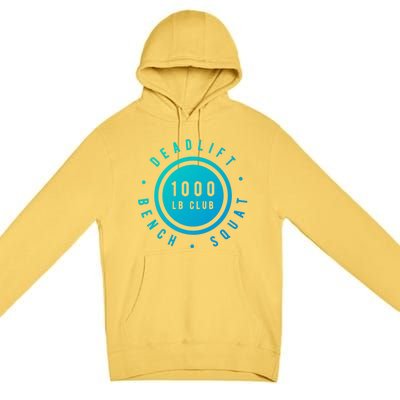 Body Builder 1000lb Club Strong Classic Gift Cool Gift Premium Pullover Hoodie