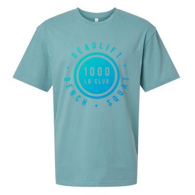 Body Builder 1000lb Club Strong Classic Gift Cool Gift Sueded Cloud Jersey T-Shirt