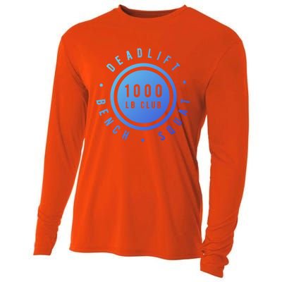 Body Builder 1000lb Club Strong Classic Gift Cool Gift Cooling Performance Long Sleeve Crew