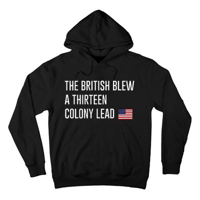 British Blew 13 Colony Lead American Patriot Baseball Hoodie