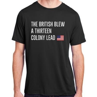 British Blew 13 Colony Lead American Patriot Baseball Adult ChromaSoft Performance T-Shirt