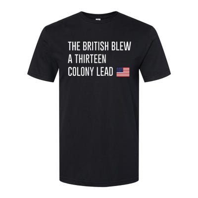 British Blew 13 Colony Lead American Patriot Baseball Softstyle CVC T-Shirt