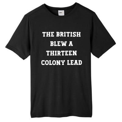 British Blew 13 Colony Lead American Patriot Baseball Tall Fusion ChromaSoft Performance T-Shirt