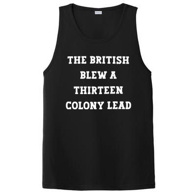 British Blew 13 Colony Lead American Patriot Baseball PosiCharge Competitor Tank