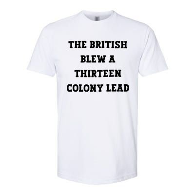 British Blew 13 Colony Lead American Patriot Baseball Softstyle CVC T-Shirt